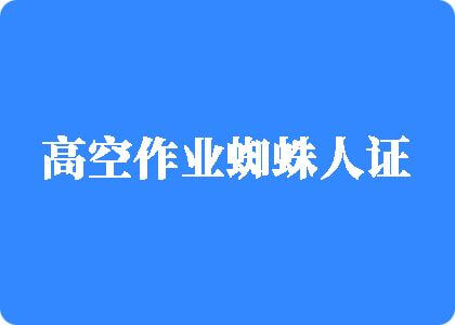 免费黄，宅丝爽高空作业蜘蛛人证